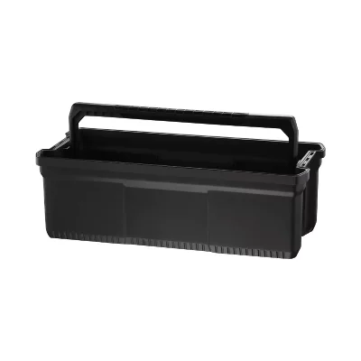 STANLEY Caisse &agrave; outils vide plastique  63 cm avec marchepied int&eacute;gr&eacute;