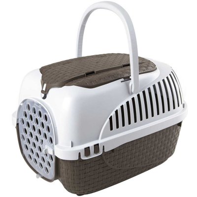 BAMA Caisse de transport pour chat ou chien avec rangements