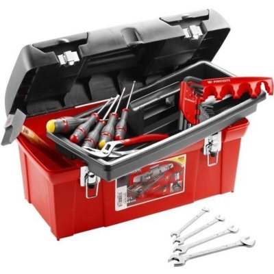 FACOM Caisse polypropyl&egrave;ne + 20 outils 