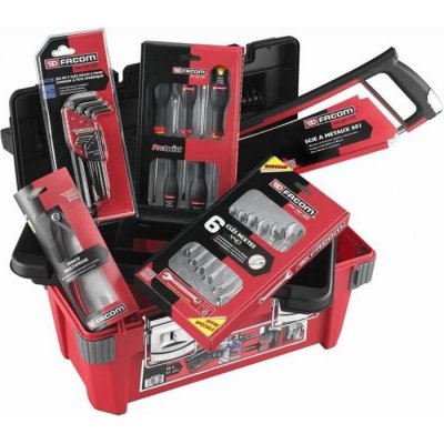 FACOM Caisse polypropyl&egrave;ne + 22 outils 