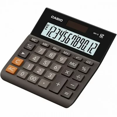 CASIO Calculatrice  222688 lcd blanc noir plastique