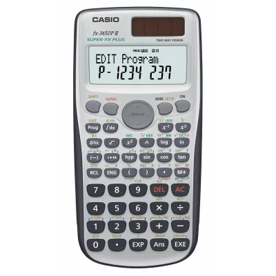 CASIO Calculatrice  fx-3650pii-w-eh (20 x 10,7 x 4 cm)