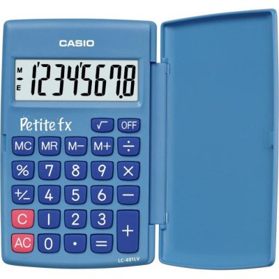 CASIO Calculatrice  petite fx bleu - bleu - 