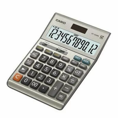 CASIO Calculatrice de Bureau  DF-120BM - 12 chiffres