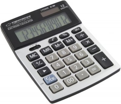 ESPERANZA Calculatrice de bureau  ECL102 Newton - &Eacute;cran LCD 12 chiffres