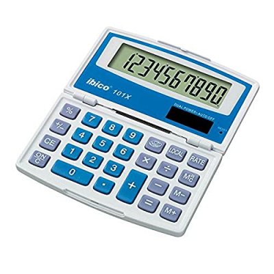 REXEL Calculatrice de poche IBICO 101X - 10 chiffres
