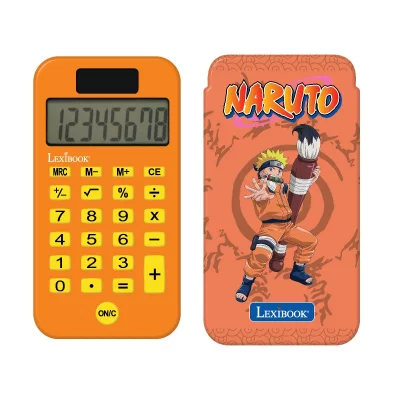 LEXIBOOK Calculatrice De Poche Naruto Orange