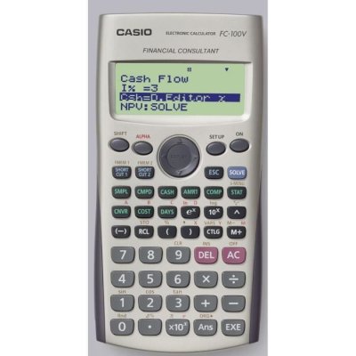CASIO Calculatrice financi&egrave;re  FC 100V