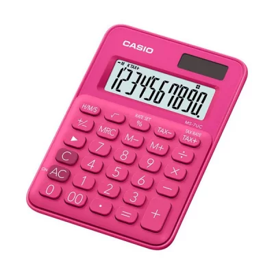 CASIO Calculatrice format mini de bureau MS7UC -  - Rose