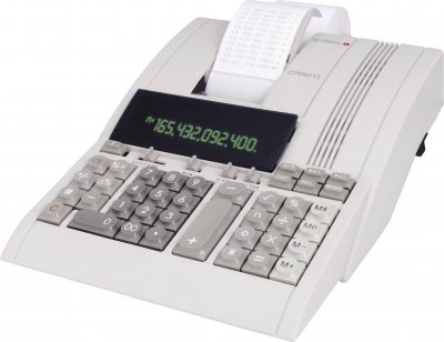 OLYMPIA calculatrice imprimante CPD-5212, &eacute;cran 12 chiffr