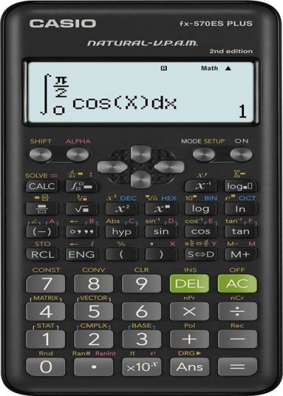 CASIO Calculatrice scientifique  fx-570esplus-2 box noir 