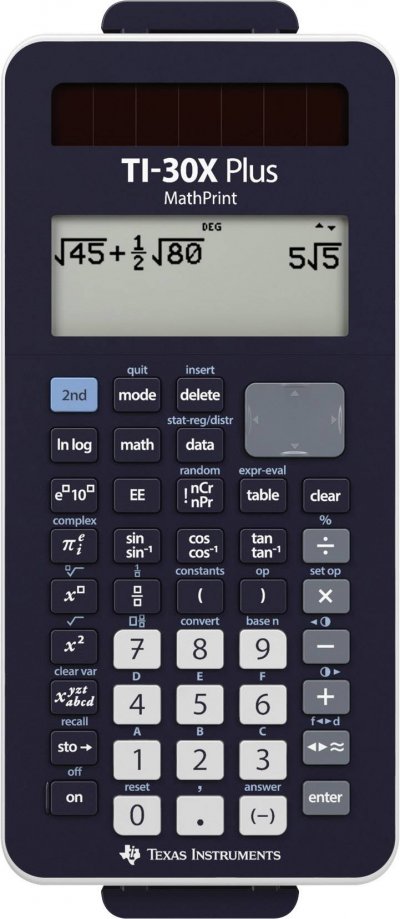 TEXAS INSTRUMENTS Calculatrice scientifique ti-30x plus mathprint