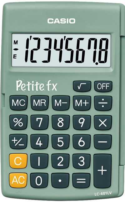 CASIO Calculatrice scolaire -  - Petite Fx - Vert