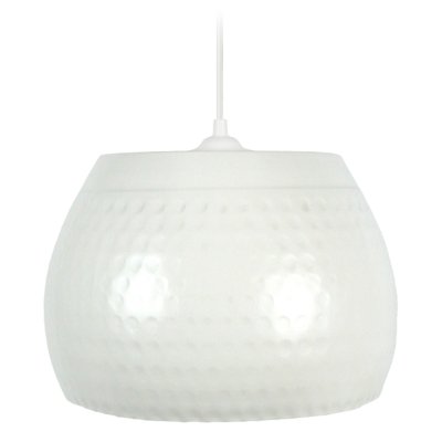 TOSEL CALCUTTA Suspension en r&eacute;sine et m&eacute;tal &Oslash;29cm - Coloris blanc