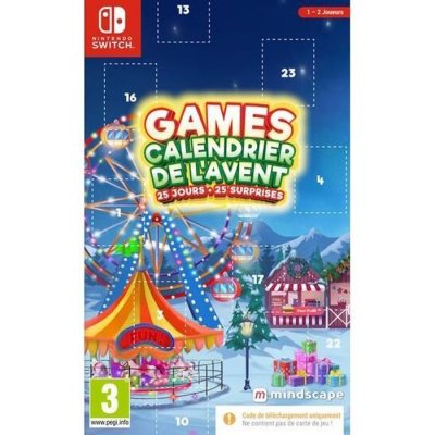 MINDSCAPE Calendrier de l'Avent 2023 Nintendo SWITCH CIAB - Neuf