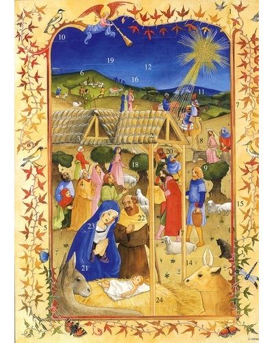 CALENDRIER DE L AVENT Adoration des bergers Adam
