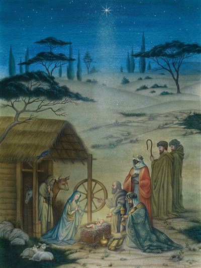 MINEDITION Calendrier de l avent creche de la nativite - sedova