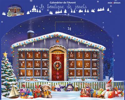 MINEDITION EDS Calendrier de l'Avent - La boutique de jouets - Evangelisti