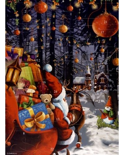 MINEDITION EDS Calendrier de l'avent - La for&ecirc;t enchant&eacute;e - Evangelisti