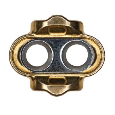 CRANKBROTHERS Cales pour p&eacute;dales Crank Brothers (libert&eacute; angulaire nulle) - Brass