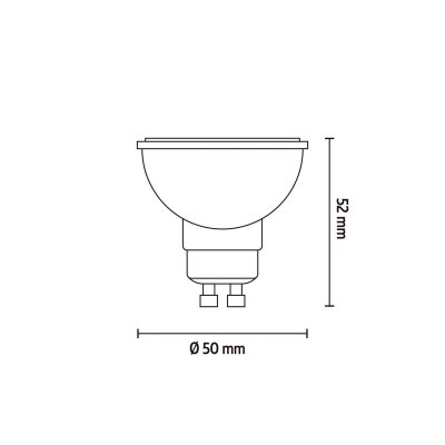 CALEX  Smart LED R&eacute;flecteur 4.9W GU10 RGB 2200-4000K Wifi
