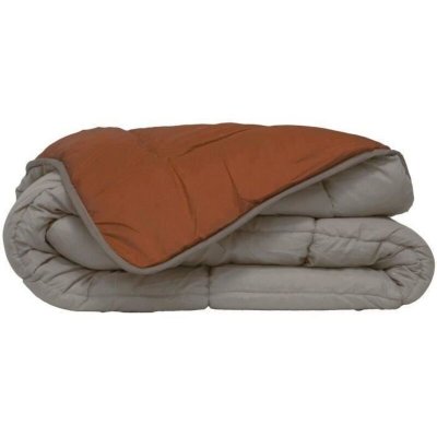 TOISON D OR CALGARY Couette chaude Microfibre 400g/m&sup2; Galet & Gingembre 240x260cm