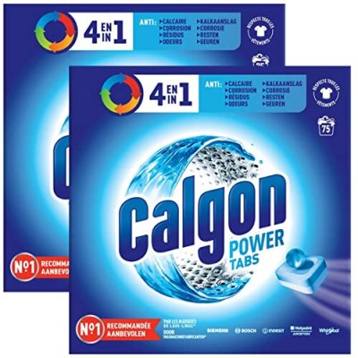  Calgon Pastilles 3en1 Anticalcaire Nettoyant Lave-Linge (75 tablettes)