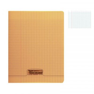 CALLIGRAPHE  Cahier 8000 POLYPRO, 170 x 220 mm, orange - Lot de 14