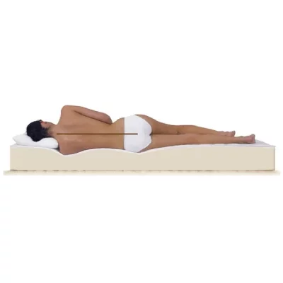 GENERIQUE Calme nuit matelas 80x190 densit&eacute; 35 kg/m3 - hauteur 21 cm - soutien souple - orthop&eacute;dique