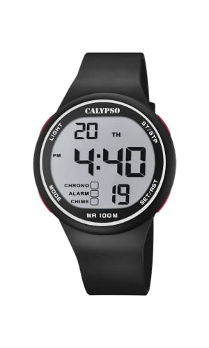 CALYPSO  Hommes Digital Quartz Montre avec Bracelet en Plastique K5795/1