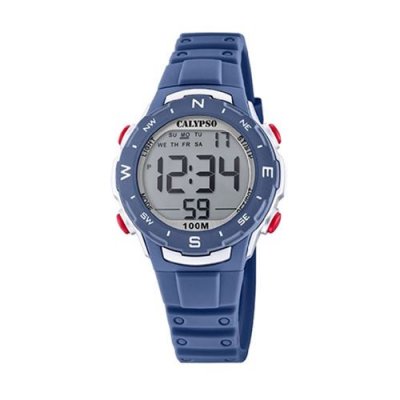 CALYPSO  Mixte Digital Quartz Montre avec Bracelet en Plastique K5801/5