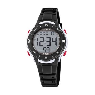 CALYPSO  Mixte Digital Quartz Montre avec Bracelet en Plastique K5801/6
