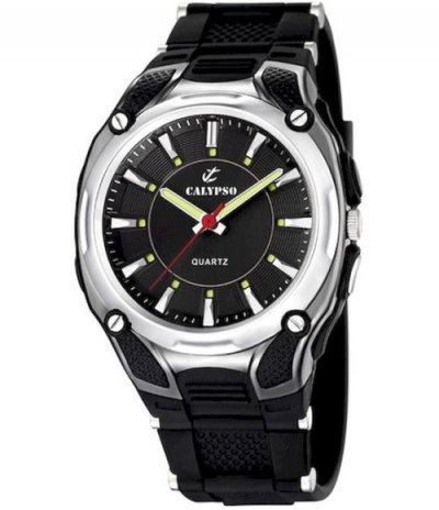 CALYPSO  Watches - K5560/2 - Montre Gar&ccedil;on - Quartz Analogique - Bracelet Plastique Noir