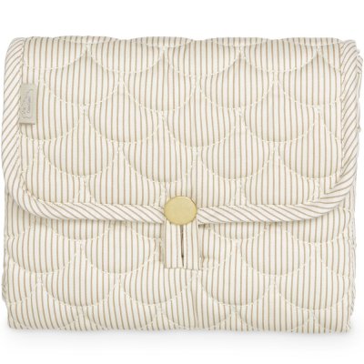 CAM CAM COPENHAGEN  - Matelas &agrave; langer matelass&eacute;, classic stripes camel
