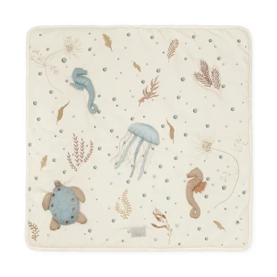 CAM CAM COPENHAGEN  - Tapis d'activit&eacute;s, 80 x 80 cm, sea garden