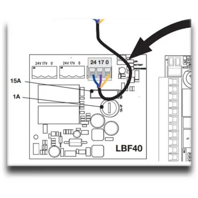 CAME  cmc002lbf40&nbsp;Carte Liaison Batterie
