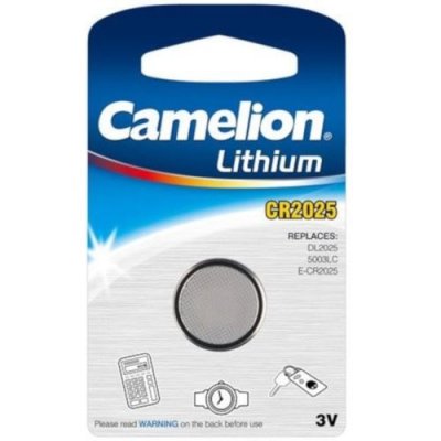 CAMELION  13001025 Pile Bouton Lithium CR2025 3 V Multicolore