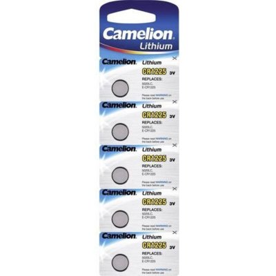 CAMELION  5 Piles CR1225 / 5020LC  Bouton Lithium 3V
