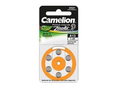 CAMELION  A13 ZL 13 Set de 6 Piles