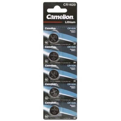 CAMELION  - Lithium 1620 3.0V-60mAh (5pcs/bl) (CR1620C)
