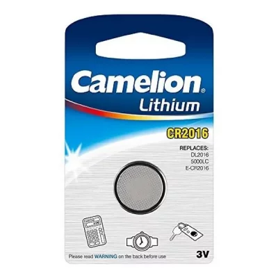 CAMELION  Pile CR2016 / 5000LC  Bouton Lithium 3V