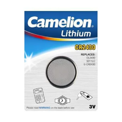 CAMELION  Pile CR2430  Bouton Lithium 3V