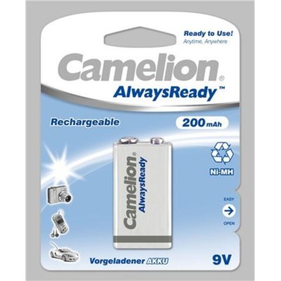 CAMELION  Pile Rechargeable 9V / HR22 200mAh  Always Ready