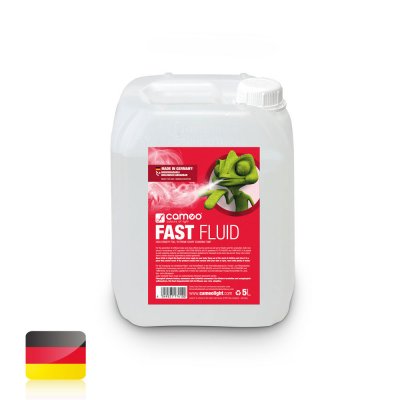 CAMEO  FAST FLUID 5 L - Liquide pour machines &agrave; fum&eacute;e &agrave; tr&egrave;s haute densit&eacute; et tenue tr&egrave;s courte 5 L