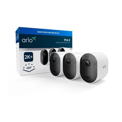 ARLO Cam&eacute;ra  Pro&nbsp;5 2K+ - Kit de 3 cam&eacute;ras