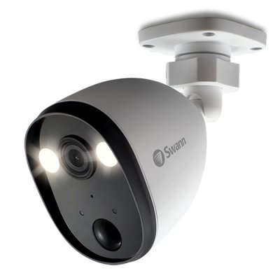 SWANN Cam&eacute;ra de S&eacute;curit&eacute; Ext&eacute;rieure avec Lumi&egrave;res SWIFI-SPOTCAMPK2-EU