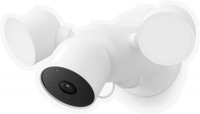 GOOGLE Cam&eacute;ra de s&eacute;curit&eacute;  Nest Cam avec projecteur (filaire)