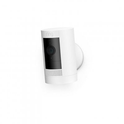 RING Cam&eacute;ra de s&eacute;curit&eacute;  Stick Up Cam Battery - Blanche slim