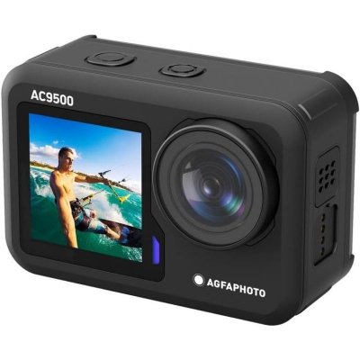 AGFAPHOTO Cam&eacute;ra de sport &eacute;tanche 2 &eacute;crans 4K