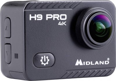 MIDLAND Cam&eacute;ra de sport Wi-Fi  H9 Pro Action Cam4K noire